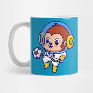 Soccer Monkey Astronaut Mug